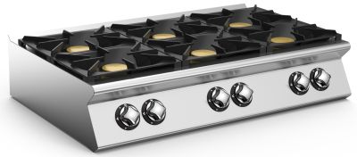 Abbildung: VAU-Gas-Tischherd 1200x730 mm